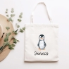 Turnbeutel Wäschebeutel Pinguin - Personalisiert - Wunschnamen - Schule - mit Name - Rucksack - Wechselkleidung - Weihnachten - Geburtstag
