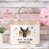 Halloween Tasche mit Wunschname | Beutel mit Fledermaus und Name | Happy Halloween | Tragetasche für Kinder für Süßigkeiten an Halloween