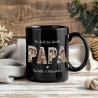 Personalisierte Foto Tasse Papa personalisiert zum Vatertag Weihnachten - Fototasse mit eigenen Bildern selbst gestalten - Geschenk - 325ml