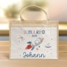 Schulkind 2024 Tasche, Rakete Weltraum Schultasche, Geschenk Einschulung, Schultüte, personalisierte Jutetasche, Einschulungsgeschenk