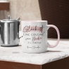 Tasse Cousine Personalisiert – Glück ist eine COUSINE wie dich zu haben - Geschenk zum Geburtstag, Ostern, Weihnachten - Wunschnamen