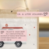 RTW Krankenwagen Tasche Wunschnamen | aus 100% Jute | Rettungsfahrzeug | Geschenk Geschenk zum Geburtstag, Nikolaus, Weihnachten oder Ostern