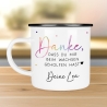 Tasse mit Wunschnamen - Danke dass du mir beim wachsen geholfen hast - Kindergarten Abschied - Tasse Erzieherin - Personalisiert - Geschenk