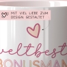 Weltbeste Bonusmama Tasse - Bonus Mama - Geschenk personalisiert -  für Mama, Bonus-Mama, Oma zum Geburtstag - Muttertag - Weihnachten