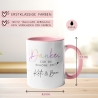 Personalisierte Tasse Danke für die Schöne Zeit - Geschenk zum Abschied Kollege Lehrerin Kollegin Freundin Abschiedsgeschenk Jobwechsel