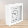 Hochzeit Spardose personalisiert Datum & Name Brautpaar Bräutigam Braut Geldgeschenk Sparschwein Hochzeitsgeschenk Geld - Holz
