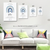 Taufgeschenk Taufe Poster personalisiert Patenkind Regenbogen Junge mit Namen- Geschenke Taufpate Patengeschenk Patenonkel Patentante Spruch
