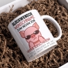 Personalisierte Tasse mit Spruch: Glückwunsch zum neuen Job Verräter! - Abschiedsgeschenk Kollegen - Kaffeetasse Sparschwein