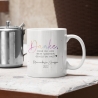 Tasse Personalisiert - Danke, dass du uns beim Wachsen geholfen hast - Abschied Kindergarten - Tasse Geschenk - Krabbelgruppe - Erzieher