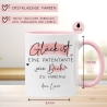 Handgefertigte Personalisierte Tasse – Glück ist eine PATENTANTE wie dich zu haben - Geschenk zum Muttertag Geburtstag, Ostern, Weihnachten