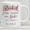 Personalisierte Tasse Mama Muttertag – Geschenk zum Muttertag, Geburtstag, Ostern, oder Weihnachten - mit Wunschnamen, Tasse mit Namen, Name