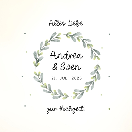 Spardose Hochzeit personalisiert Datum & Name Brautpaar Bräutigam Braut Geldgeschenk Sparschwein Hochzeitsgeschenk Geld - Holz Blumenkranz