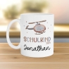 Kindertasse Schulkind mit Hubschrauber-Motiv - personalisierte Kakao Tasse mit Namen - ideales Kindergeschirr - perfektes Geschenk Kinder