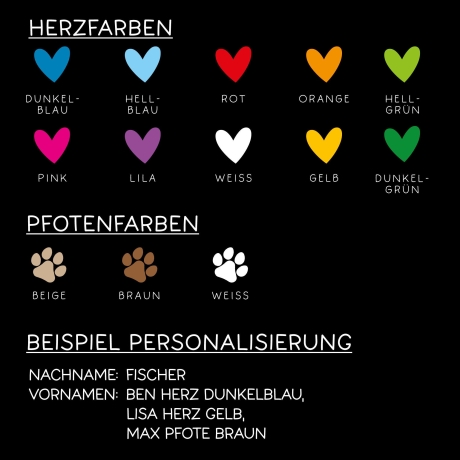 Personalisierte Fußmatte - Fussmatte mit Wunschnamen | Familie mit Herzen | 60x40 cm | Geschenkidee zum Umzug, Einzug für Familien, Umzug