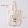 Brontosaurus Turnbeutel Dino Dinosaurier Personalisiert mit Wunschnamen | Rucksack Schule, Kindergarten, KITA, Wäschebeutel, Sportbeutel