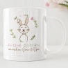 Ostergeschenk personalisiert Tasse mit Namen Frohe Ostern Hase Ostergeschenk für Kinder Männer Frauen Geschenkidee zu Ostern. Geschenk