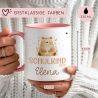 Bär Kindertasse Schulkind 2024 Name Kakao Tasse Kind Kindergeschirr personalisiert Kinder Geschenk Geburtstagsgeschenk
