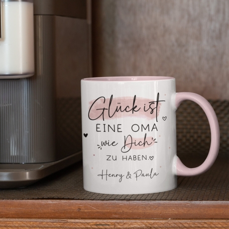 Personalisierte Tasse mit Spruch Glück ist einen Opa wie dich zu haben zum Geburtstag, Geschenk, Ostern, Weihnachtsgeschenk, Großvater