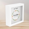 Kommunion Holz Spardose Taufe personalisiert mit Namen zur Geburt Kommunion Konfirmation eines Kindes mit Taufspruch als Geldgeschenk Sparen
