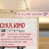 Feuerwehrauto Schulkind Tasche Wunschnamen 2024 | 100% Jute | Löschzug Brandwache | Geschenk Einschulung | Schultüte personalisiert | Schule