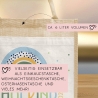 Schulkind 2024 Tasche , Regenbogen Blau Schultasche, Geschenk Einschulung, Schultüte, personalisierte Jutetasche, Einschulungsgeschenk Jungs