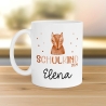 Kindertasse Schulkind 2024 Fuchs Name Tasse Kind Kindergeschirr personalisiert Kinder Geschenk Kakao Becher Einschulung