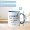 Personalisierte Tasse mit Spruch Glück ist einen Tagesvater wie dich zu haben zum Geburtstag, Geschenk, Ostern, Weihnachtsgeschenk