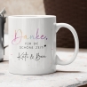 Personalisierte Tasse Danke für die Schöne Zeit - Geschenk zum Abschied Kollege Erzieherin Kollegin Freundin Abschiedsgeschenk Jobwechsel