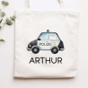 Feuerwehr Polizei Krankenwagen Stofftasche Personalisiert mit Namen. Für Schule Wäschebeutel Wechselwäsche | Mädchen & Junge | Weihnachten