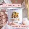LKW Kipplaster Kindertasse Schulkind Name Emaille Tasse Kind Schulanfang personalisiert Kinder Geschenk Geburtstagsgeschenk