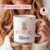 Kindertasse Schulkind 2024 Fuchs Name Tasse Kind Kindergeschirr personalisiert Kinder Geschenk Kakao Becher Einschulung
