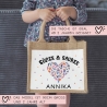 Halloween Stofftasche mit Namen | Süßes oder Saures | Wunschnamen | Candy Bag Jute | Tragetasche für Kinder für Süßigkeiten | Pocket Tasche