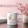 Schulkind 2024 Tasse, personalisiertes Einschulungsgeschenk, personalisierte Tasse für Jungen und Mädchen