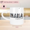 Tasse Muttertag Fototasse personalisiert zum Vatertag - Fototasse mit eigenen Bildern selbst gestalten - Beste Mama, Mutter, Geschenk