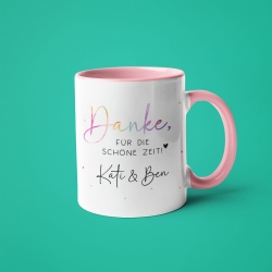 Personalisierte Tasse Danke für die Schöne Zeit - Geschenk zum Abschied Kollege Lehrerin Kollegin Freundin Abschiedsgeschenk Jobwechsel