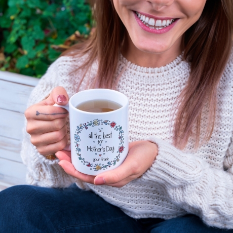 Personalized mug for Mother's Day with your own name - motif: Happy Mother's Day - coffee mug - tea mug - gift for mom