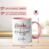 Personalisierte Tasse Hebamme mit Herz - Geschenkidee mit Wunschnamen - Danke für Alles! Geschenk - Hebamme Dankeschön - Schwangerschaft