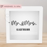 Mr und Mrs. Spardose Hochzeit personalisiert Datum & Name Brautpaar Bräutigam Braut Geldgeschenk Sparschwein Hochzeitsgeschenk Geld