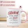 Handgefertigte Personalisierte Tasse – Glück ist eine OMA wie dich zu haben - Geschenk zum Muttertag Geburtstag, Ostern, Weihnachten - Name