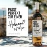 Personalisiertes Weinetikett Hebamme mit Herz Flaschenetikett Geschenk - Schwangerschaft - Geburt Geschenk - Name - Dankeschön - Etikett