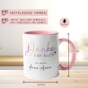 Personalisierte Tasse - Danke für alles -mit eigenen Wunschtext. Kaffee-Tasse Dankeschön-Geschenke Vatertag Muttertag Geburtstag Weihnachten