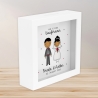 Mr und Mrs Spardose Hochzeit personalisiert Datum & Name Brautpaar Bräutigam Braut Geldgeschenk Sparschwein Hochzeitsgeschenk Geld