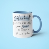 Personalisierte Tasse mit Spruch Glück ist einen Freund wie dich zu haben zum Geburtstag, Geschenk, Ostern, Weihnachtsgeschenk, Abschied