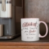 Handgefertigte Personalisierte Tasse mit Wunschnamen – Glück ist eine TANTE wie dich zu haben - Geschenk zu Ostern, Weihnachten, Geburtstag