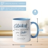 Personalisierte Tasse mit Spruch Glück ist einen Erzieher wie dich zu haben zum Geburtstag, Geschenk, Ostern, Weihnachtsgeschenk, Abschied