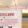 Krankenwagen Schulkind Tasche Wunschnamen 2024 | 100% Jute | RTW Rettungsfahrzeug | Geschenk Einschulung | Schultüte personalisiert | Schule