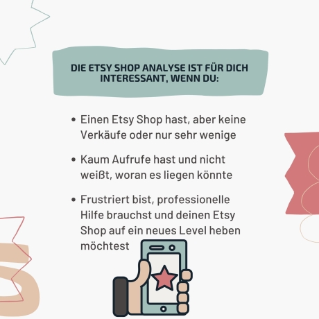 Etsy Shop Analyse – Dein Schlüssel zum Erfolg | Komplette Analyse deines Etsy Shops. Verwandle deinen Etsy Shop in einen Verkaufsmagneten!