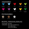 Personalisierte Fußmatte - Fussmatte mit Wunschnamen | Familie mit Herzen Haustier | 60x40 cm | Geschenkidee zum Umzug, Umzug