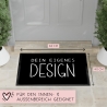 Personalisierte Fußmatte mit Name & Foto -Eigene Fußmatte erstellen - Selbst gestalten nach Wunsch - Individuelle Fußmatten - 60x40 cm