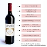 Weinflaschen-Etikett  | Gutschein Für dich | Personalisiertes Wein Flaschen Etikett | Rubbellos Weinetikett Weihnachten - Gold
